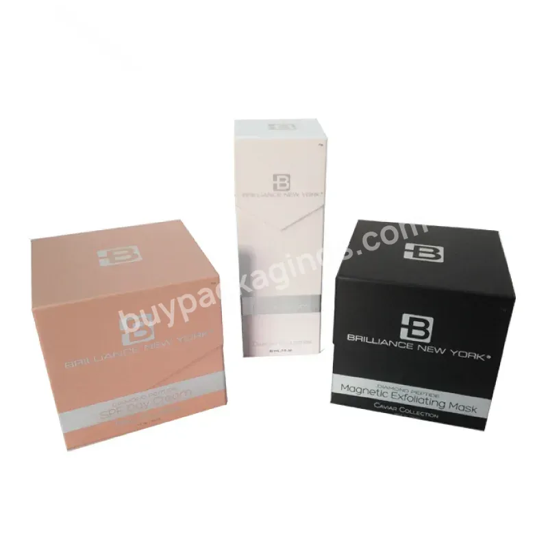 Custom Luxury Wholesale Magnetic Close Cosmetic Skin Care Box Packaging