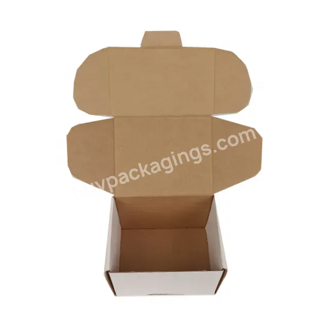 Custom Made Cardboard Kraft Mailer Packing Led Bulb Box Packaging Corrugated Box