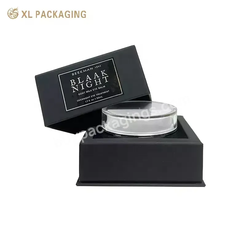 Custom Made Eco Friendly Soft Touch Feeling Lid Base Box Skincare Packaging Gift Box For Jar Bottle Packing