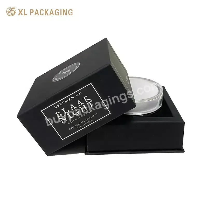 Custom Made Eco Friendly Soft Touch Feeling Lid Base Box Skincare Packaging Gift Box For Jar Bottle Packing