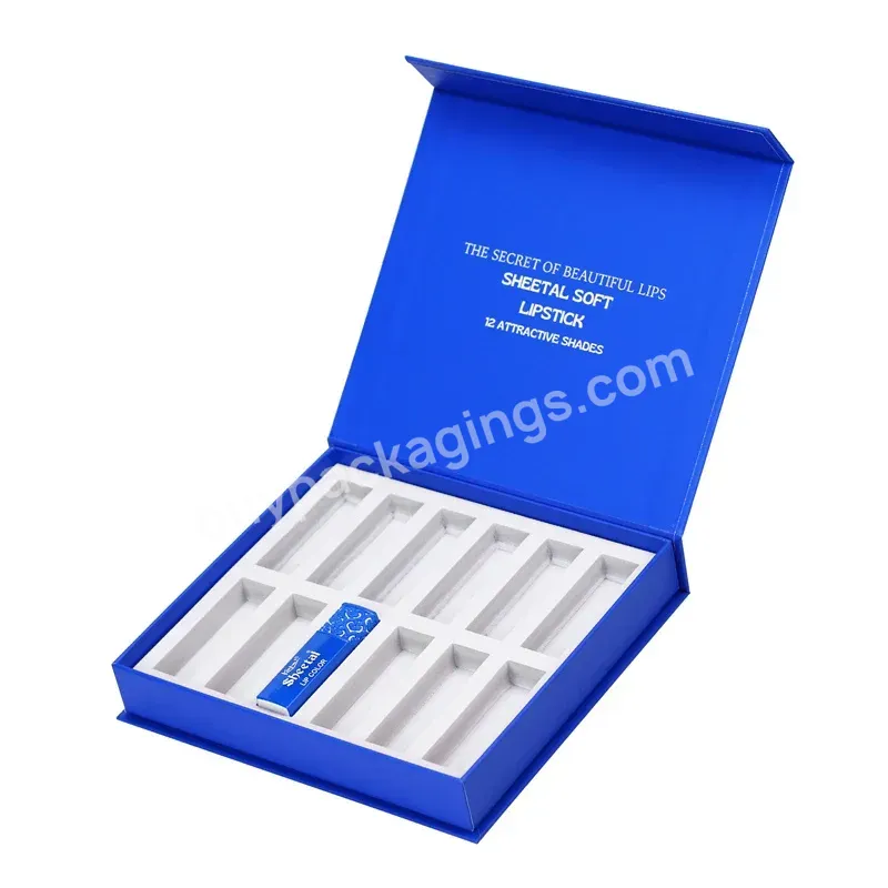 Custom Magnetic Paper Lipstick Gift Box Cosmetic Lipstick Packaging Box - Buy Lip Stick Box,Lip Stick Packaging Boxes,Custom Lip Stick Box.