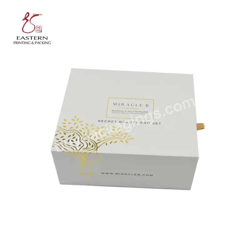 Custom Manufacture Cosmetic Packaging Drawer Paper Box