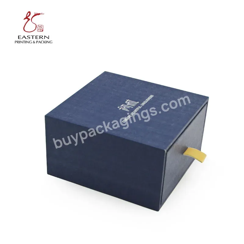 Custom Matt Paper Cardboard Slide Drawer Jewelry Gift Packaging Box