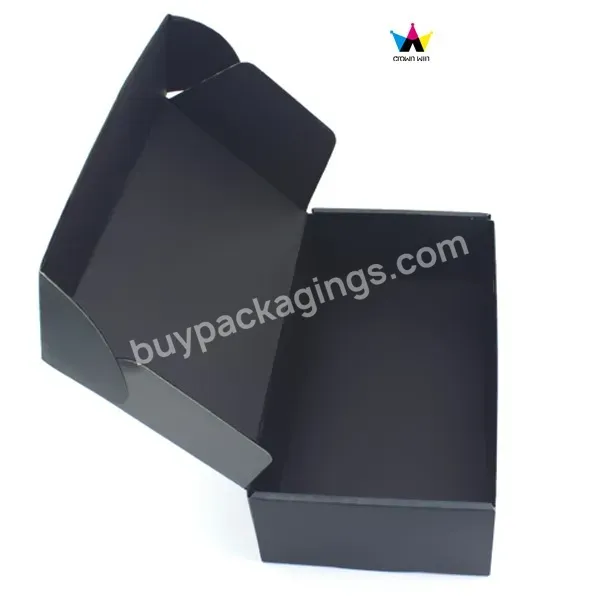 Custom Matte Black Cardboard Shoe Box China Suppliers