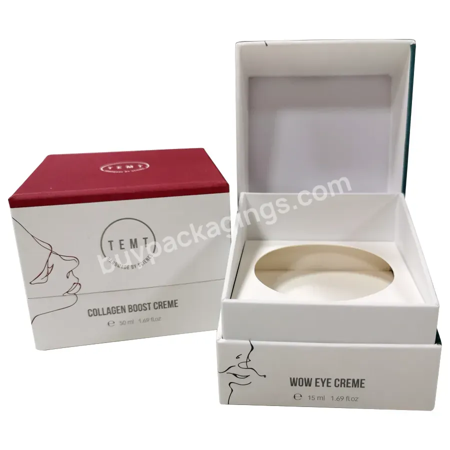 Custom Packaging Design Color Printing Cosmetic Skin Care Paper Packaging Bottle Box