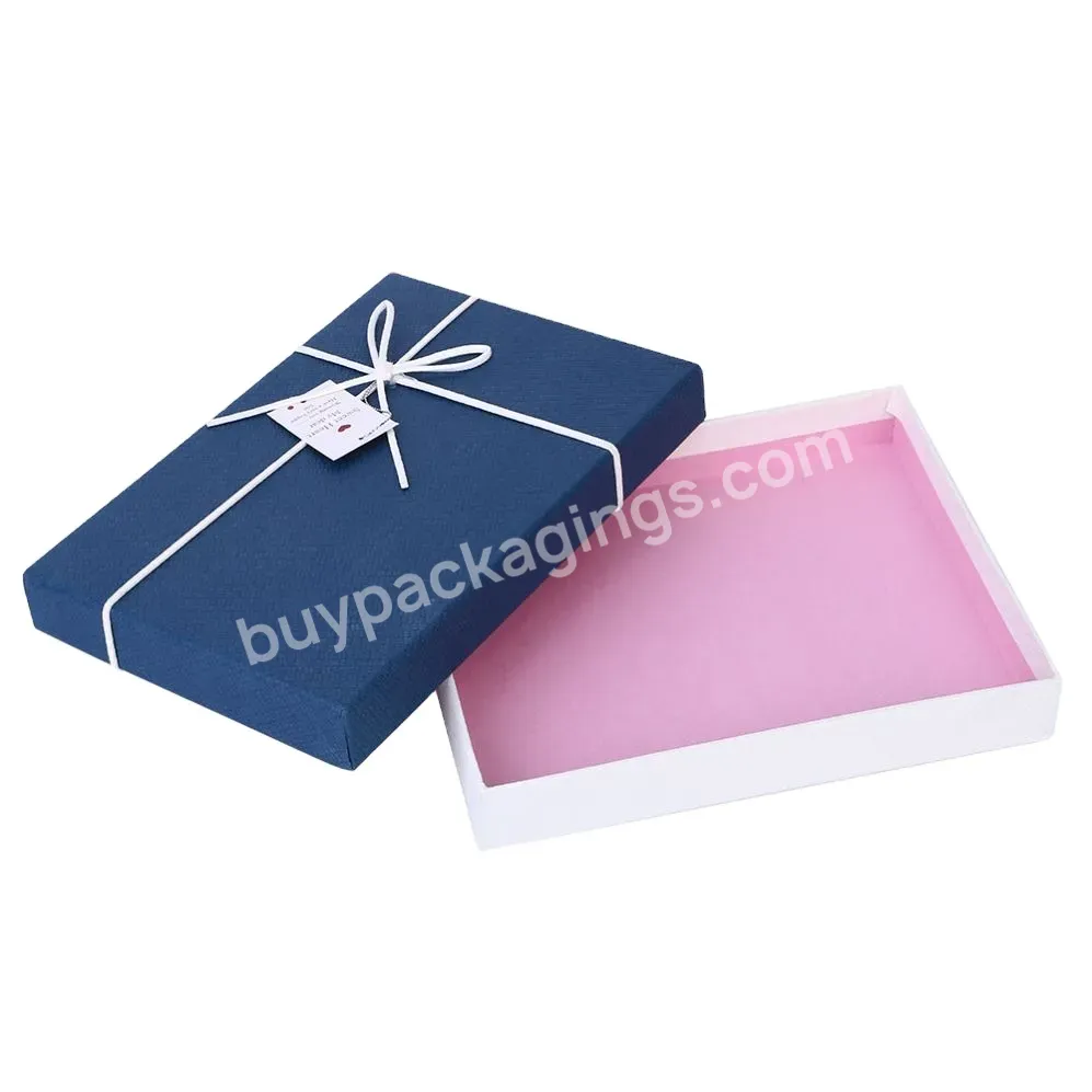 Custom Packaging Gift Paper Lingerie Packaging Box For Women Clothes Shirts Packing Box