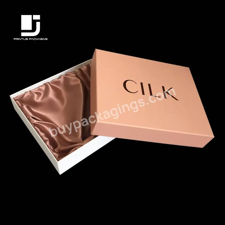 Custom Paper Packaging Satin Lined Gift Boxes