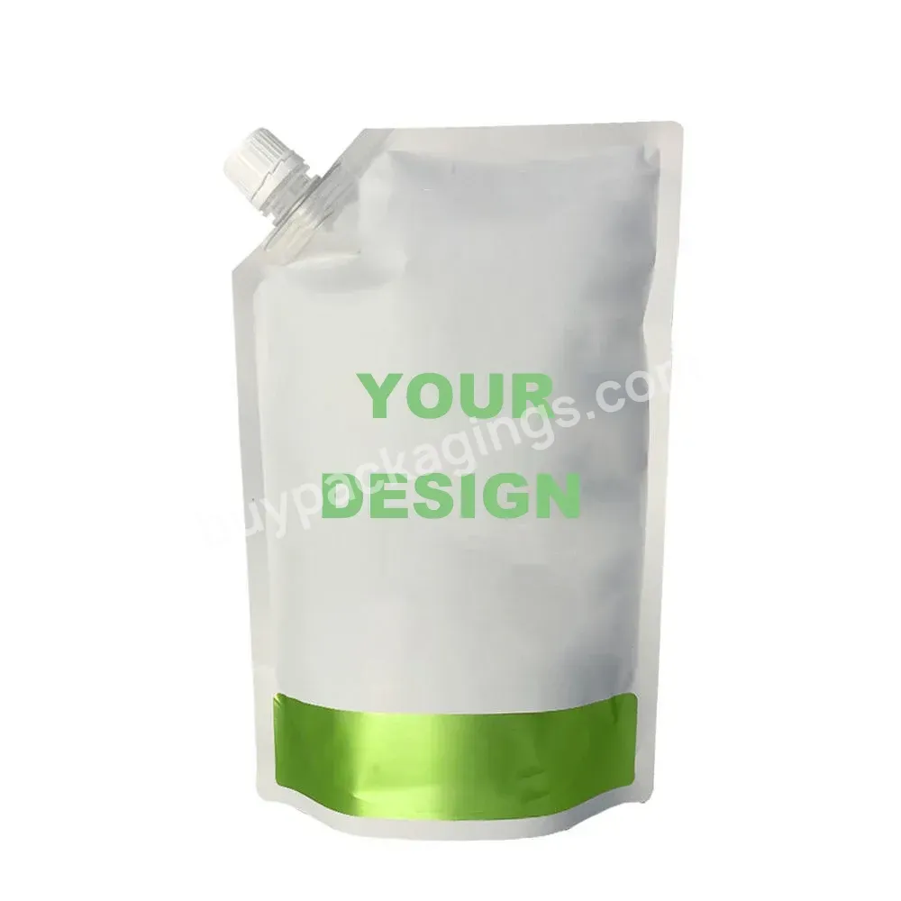 Custom Plastic Spray Pocket Standing Liquid Bag Gel Mini Liquid Spray Pocket Drink Bag