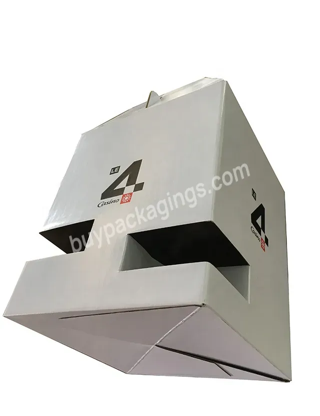 Custom Print Wine Packaging Box Take Away Beer Carrier Box Easy Assembled Auto-lock Bottom Colored Corrugated Boxes