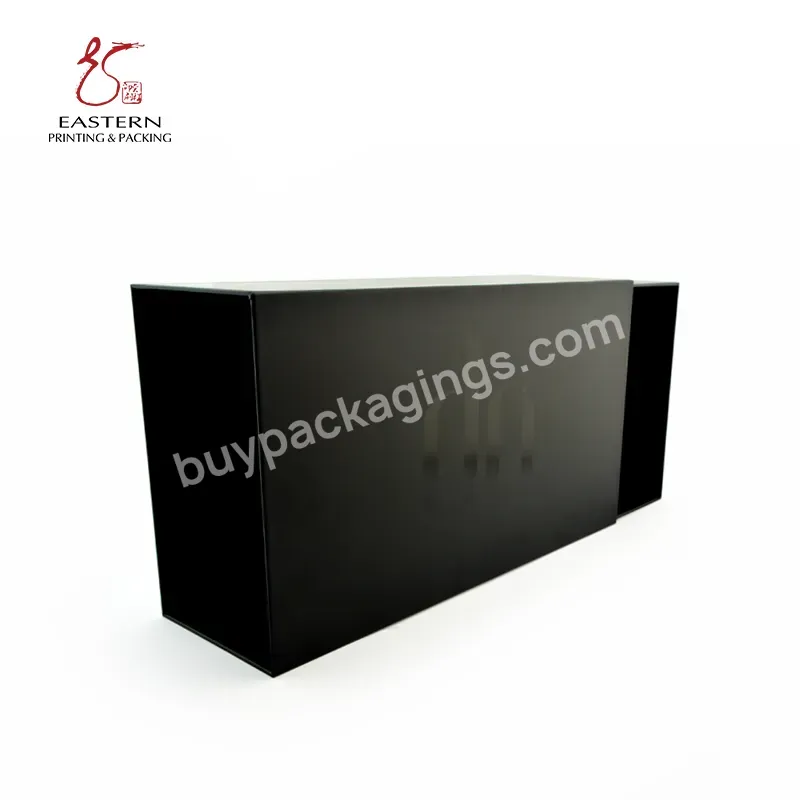 Custom Printed Luxury Cardboard Black Shoe Box