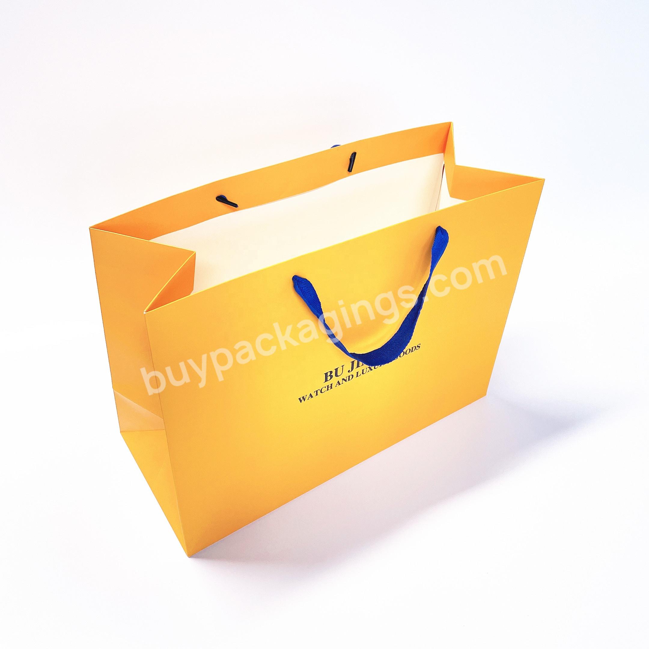 Custom Printed Luxury Gift Paper Shopping Bag White Gift Bags With Logo