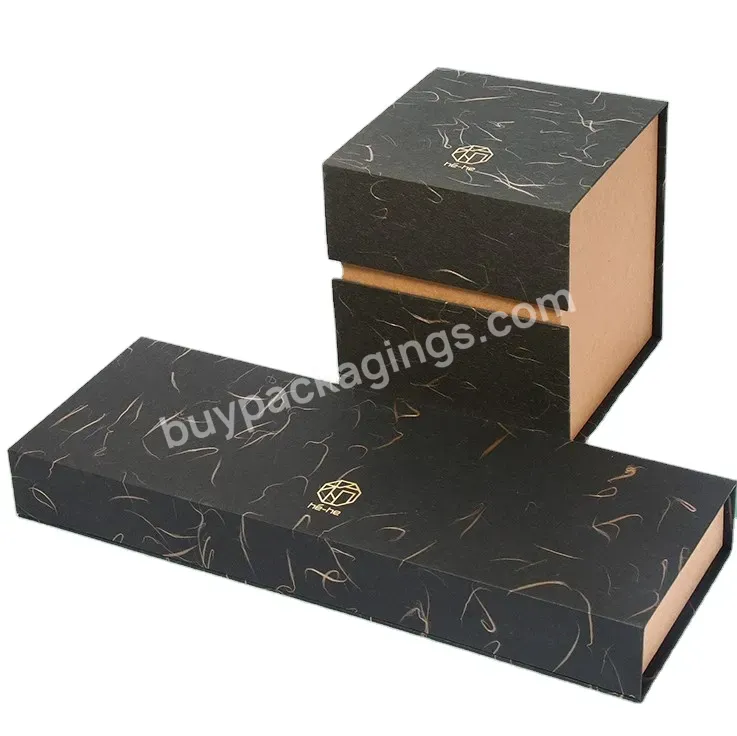 Custom Printed Luxury Magnetic Gift Cardboard Boxes Collapsible Magnet Flap Top Open Paper Box Jewelry Packaging