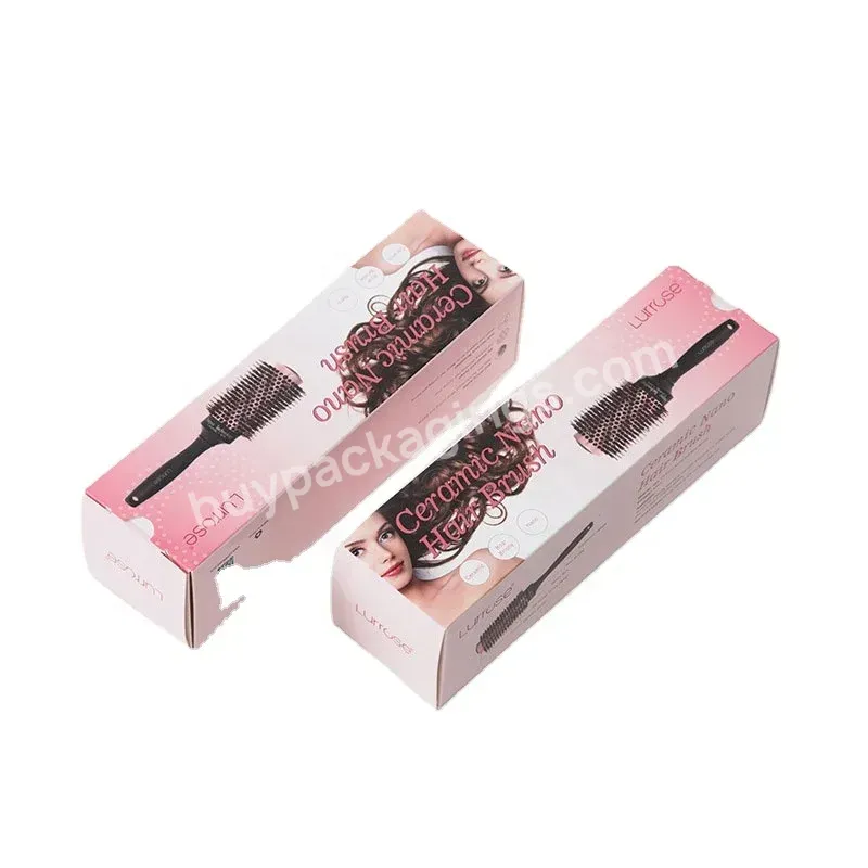 Custom Printed Makeup Brush Box Packaging Beauty Hair Tools Packaging Paper Boxes