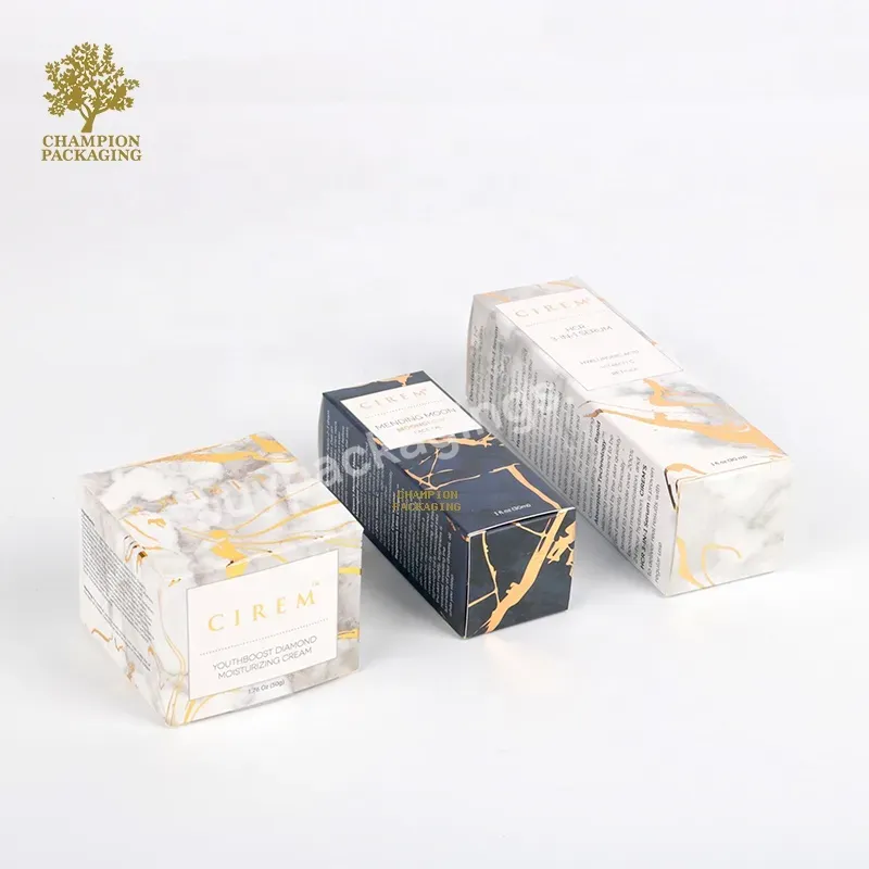 Custom Printing Cosmetic Folding Cartons Skin Care Paper Box Cosmetic Packaging Box