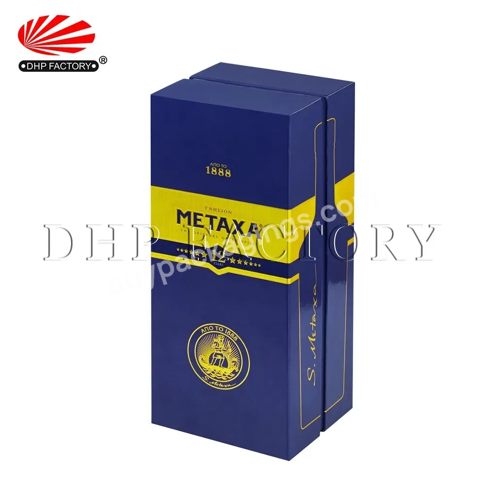 Custom Printing Gold Shiny Luxury Single Bottle Paper Rigid Cardboard Magnetic Flap Wine Packaging Whisky Box - Buy Whisky Box,Unique Design Paper Rigid Cardboard Wine Bottles Packaging Whisky Glass Gift Box,Luxury Custom Size Paper Rigid Cardboard W