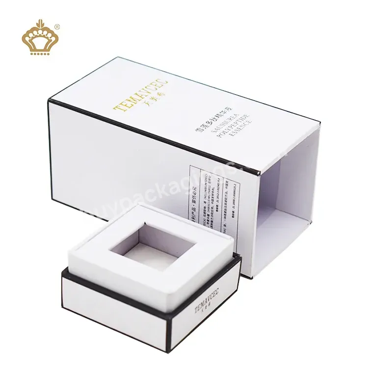 Custom Printing Liquid Glass Bottle Cosmetic Essential Oil Gift Packaging Luxury Perfume Sample Boxes With Eva Tray