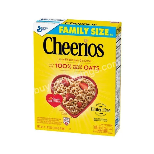 Custom Printing Paper Mini Cereal Box Packaging Cereal Box For Cereal