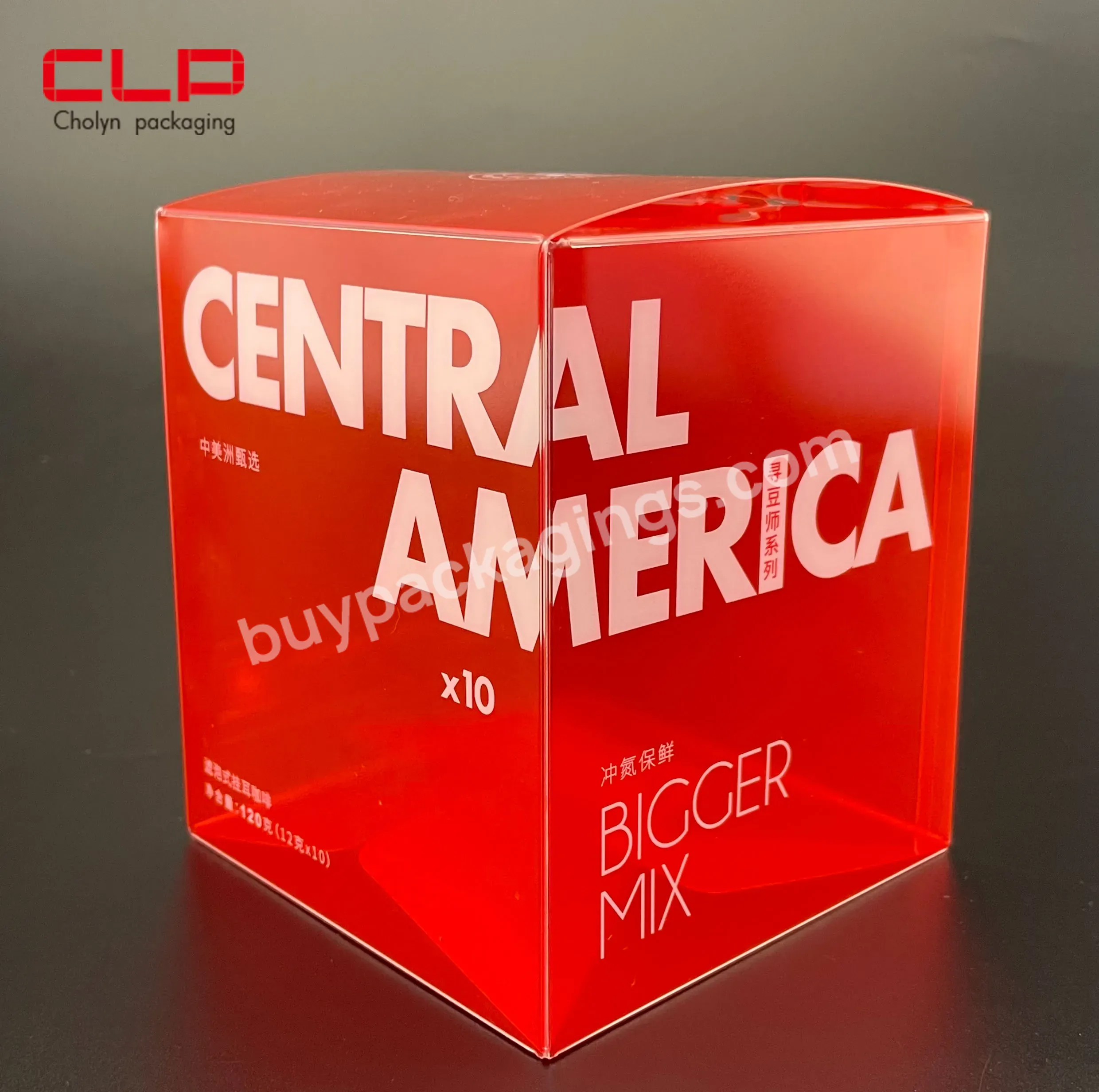 Custom Printing Plastic Clear Plastic Clear Box Printing Folding Box Paper Packaging Box