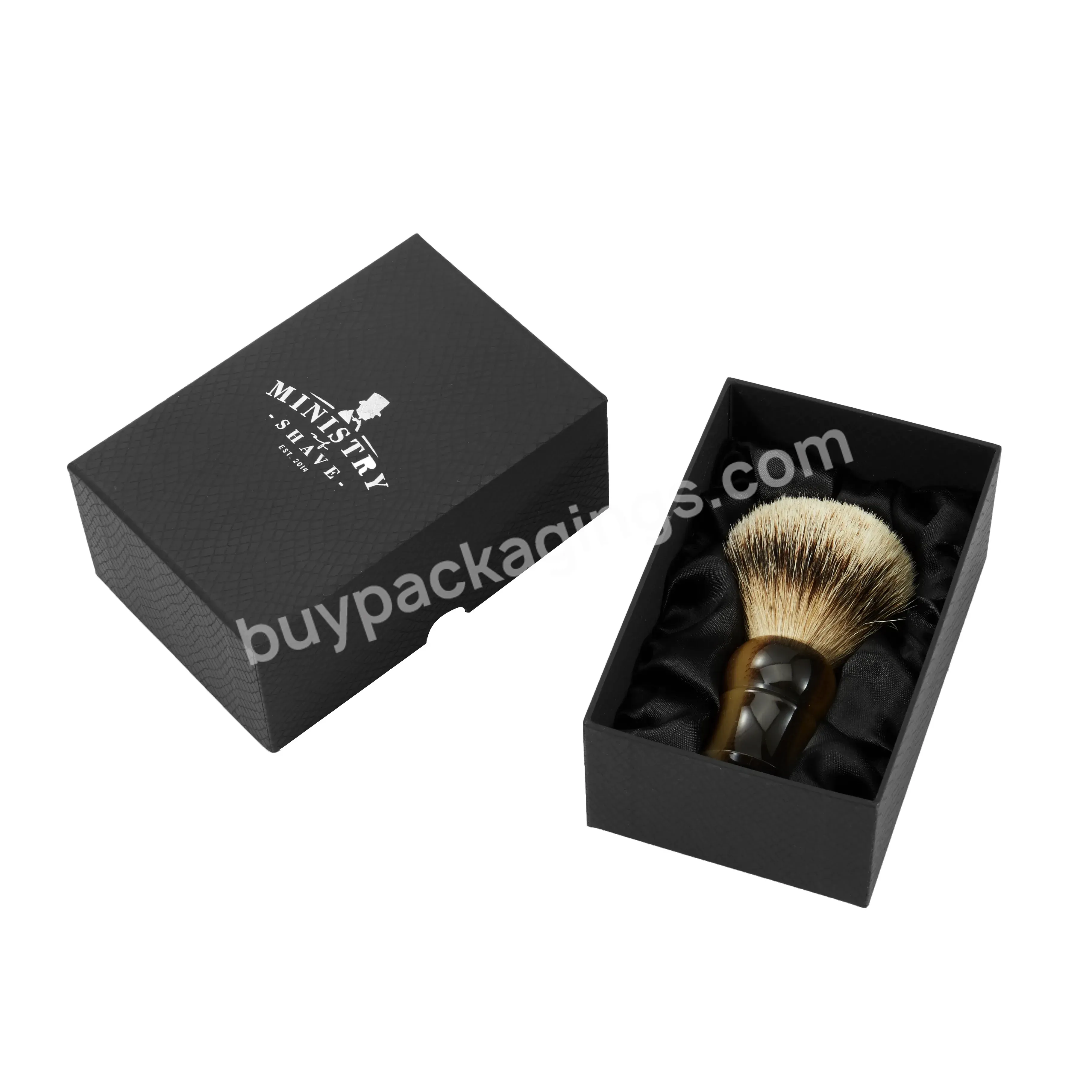 Custom Printing Rigid Cosmetic Brushes Promotion Kit Gift Packaging Box With Top And Base