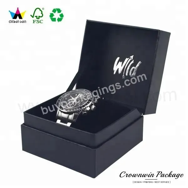 Custom Promotional Caja De Reloj Trending Products Cardboard Luxury Packaging Single Watch Box