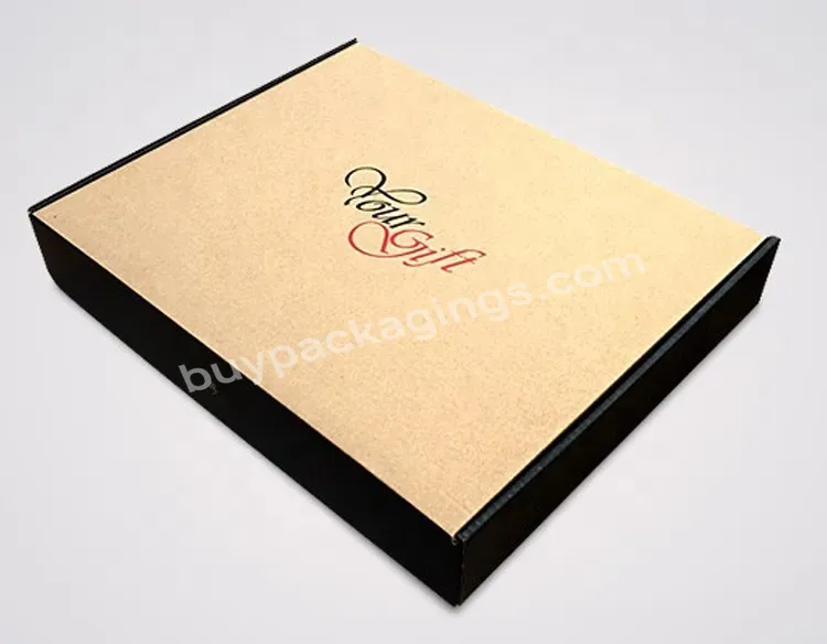 Custom Retail Logo Printed Corrugated Paper Box Wallet Paper Cardboard Box Mailbox