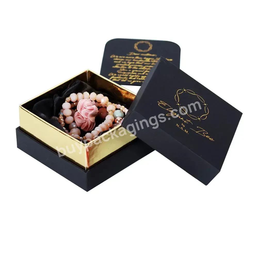 Custom Ring Gift Set Packaging Paper Boxes Luxury Small Black Jewelry Boxes With Gold Logo - Buy Custom Jewelry Packaging Bag And Box,Eco Paper Jewelry Box Packaging Set Custom Box,Wholesale Price Cardboard Box Packaging Jewelry.