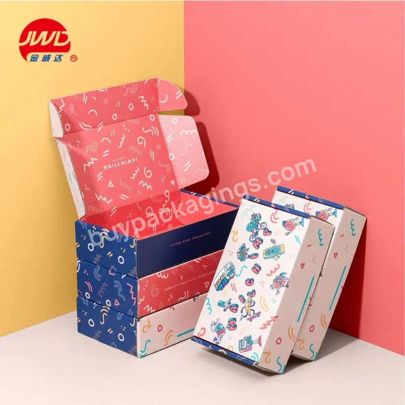 Custom Shipping Box Mailers Printing Corrugated Mailer Paper Packaging Boxes With Logo