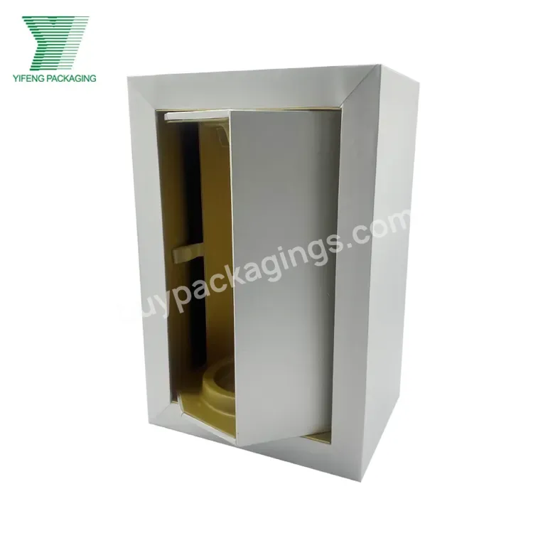 Custom Size And Design Surprise High-end Magnetic Closure Single Wine Bottle Packaging Gift Box Wholesale