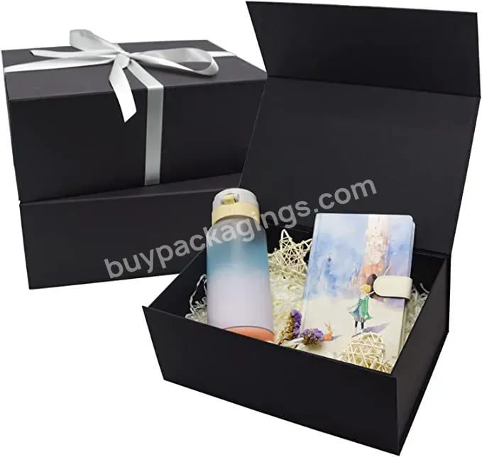 Custom Size Logo Gift Box With Lid For Presents Inches With Ribbon And Magnetic Closure For Clothes And Large Gift