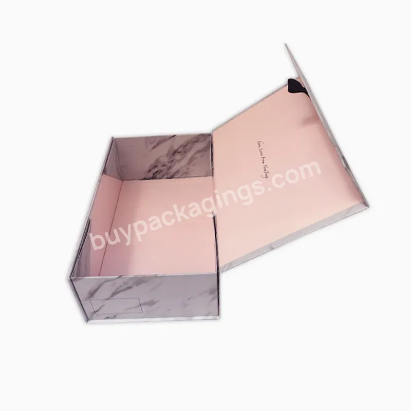 Custom Size Recyclable Cardboard Luxury Folding Gift Boxes With Magnetic For Cosmetic