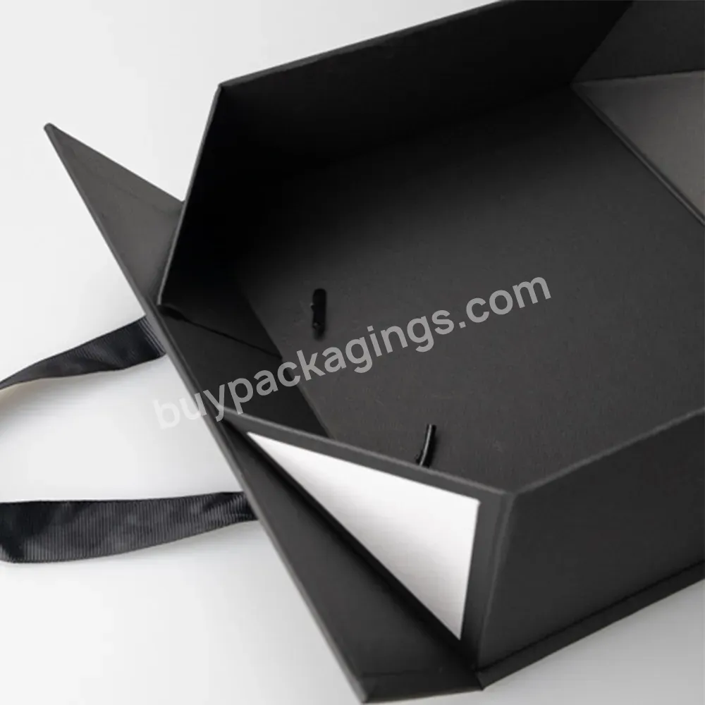 Custom Size Recyclable Cardboard Paper Hard Rigid Magnet Box Packaging Luxury Folding Magnetic Gift Box For Shoes & Clothing