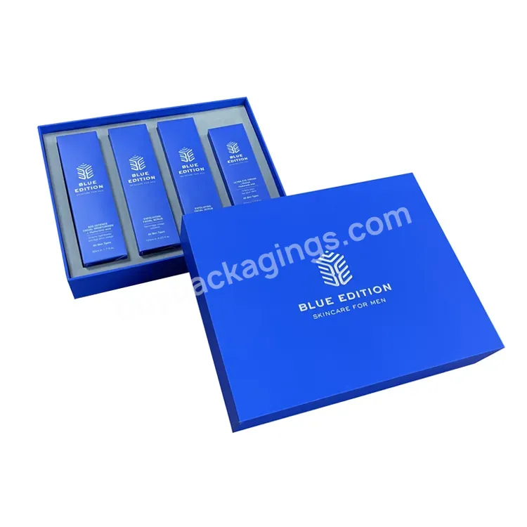 Custom Soft Touch High Quality Cosmetic Lid And Based Paper Box