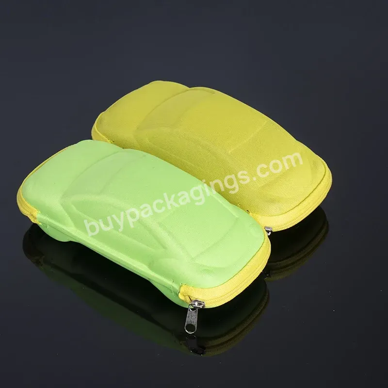 Custom Sports Glasses With Belt Clip Large Size Eye Wear Zipper Car Glasses Box Case Eva Sunglasses Case