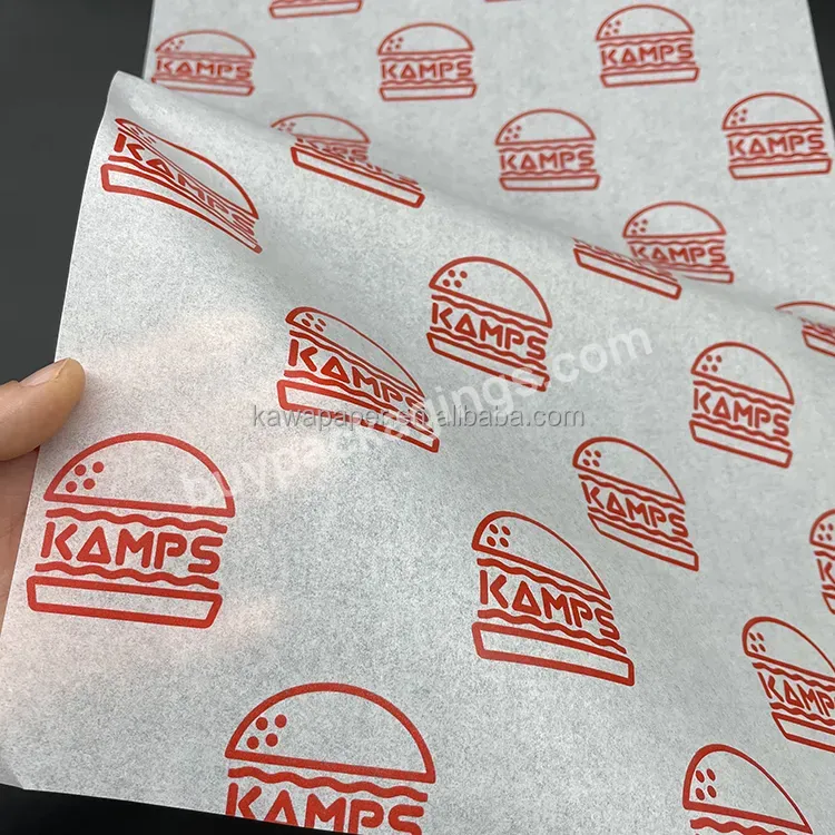 Custom Wax Paper Greaseproof Paper Cookies Package For Sandwich Burger Wrapping Food Package - Buy Custom Wax Paper For Food Cookies Package,Greaseproof Paper For Burger Wrapping Wrapping Paper Food,Food Grade Paper Paper For Hamburger Food Package.