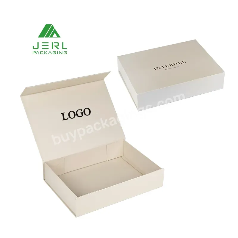 Custom White Luxury Gift Box Tshirt Emballage Carton Box Packaging Box For Packiging Clothes Hoodies Bags Stamping