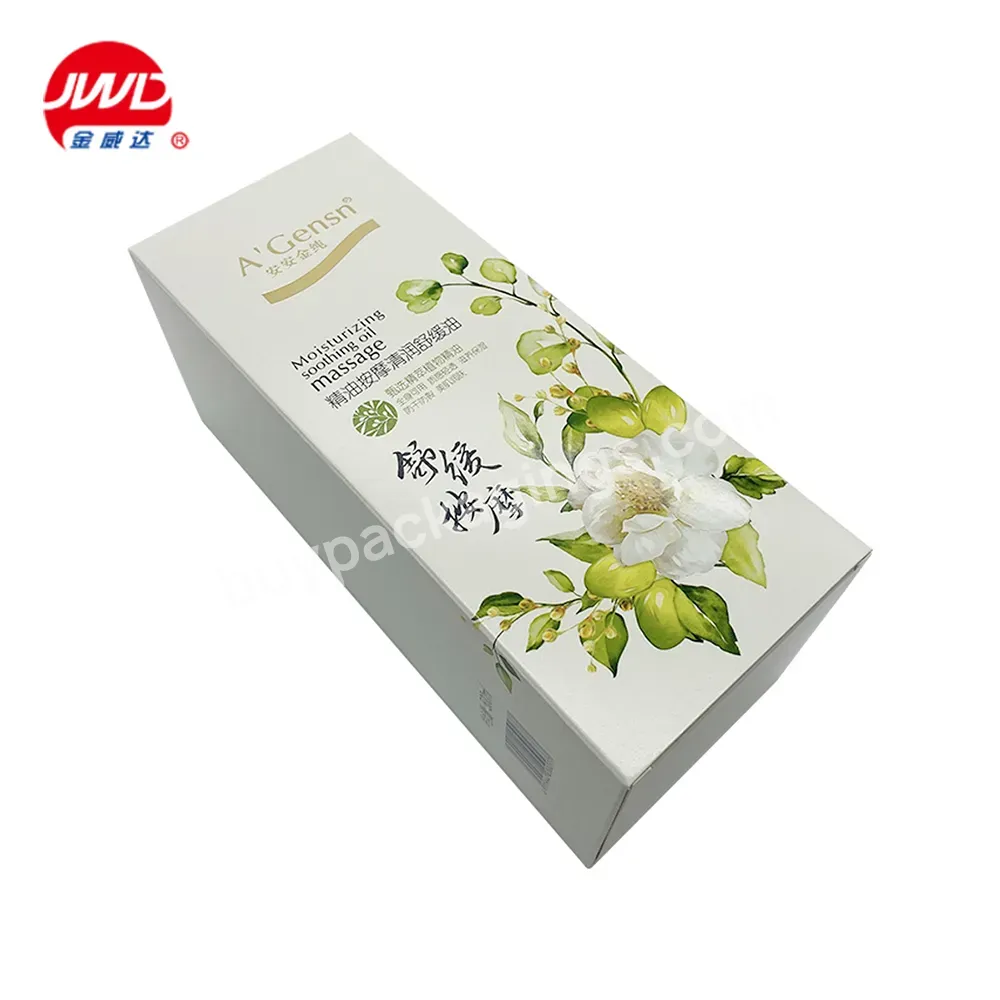 Custom White Multi Color Printing Varnishing Oil Massage Paper Box