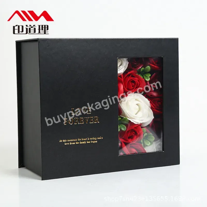 Custom Wholesale Flower Gift Packaging Box Different Colors Square Floral Boxes