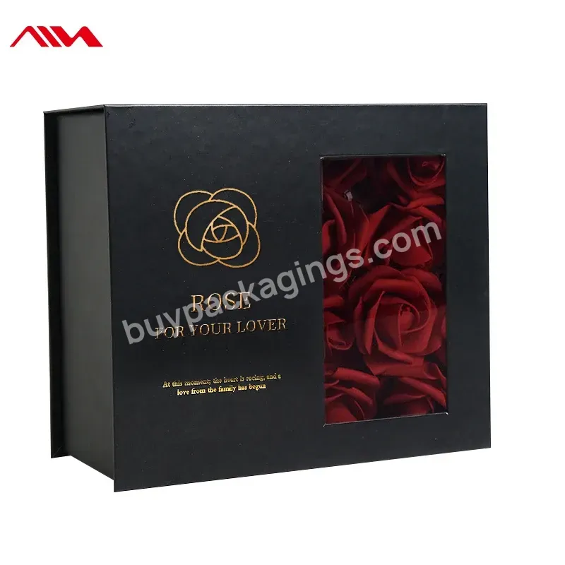 Custom Wholesale Flower Gift Packaging Box Different Colors Square Floral Boxes