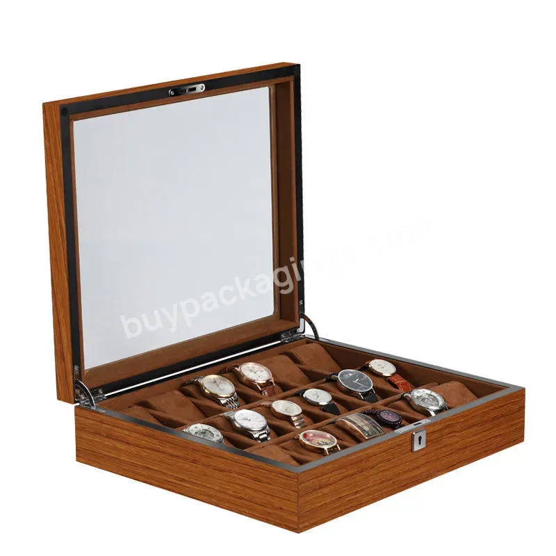 Custom Wholesale Luxury Wooden Watch Storage Box Display Luxury Wooden Watch Box