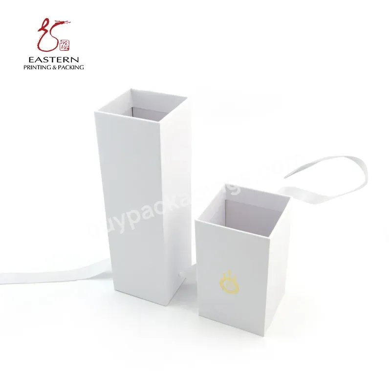 Custom Wholesale Plain Cardboard Packing Luxury Perfume Set Gift Box Packaging With Ribbon