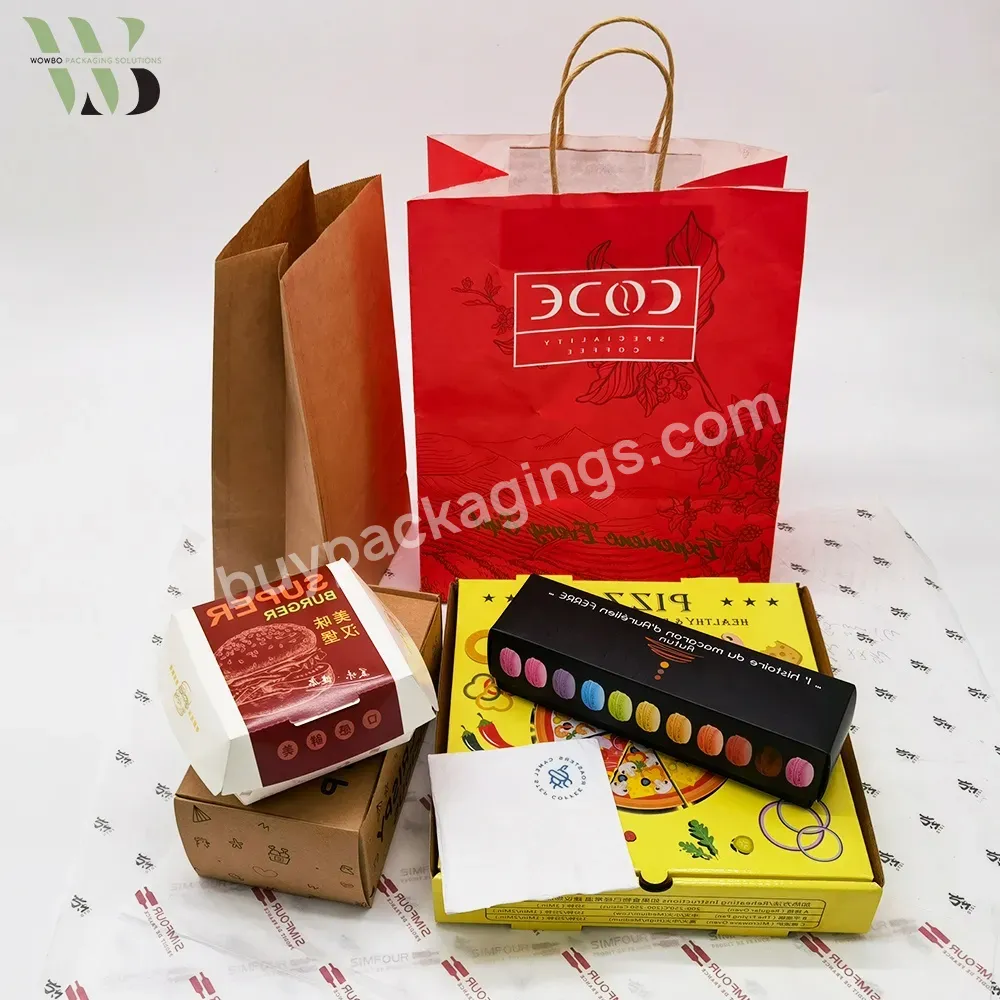 Customizable Recyclable Greaseproof Food Direct Contact Kraft Paper Bag Box Tray For Takeaway To-go Burger Sandwich Hotdog Pie - Buy Custom Printing Various Surface Finishing Choices Including Hot Stamping Spot Uv Matte Hologram Foil Deboss/embossing