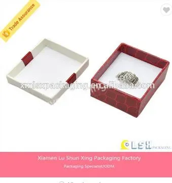 Customize Blue Color Lid And Base Shape Small Jewelry Paper Box