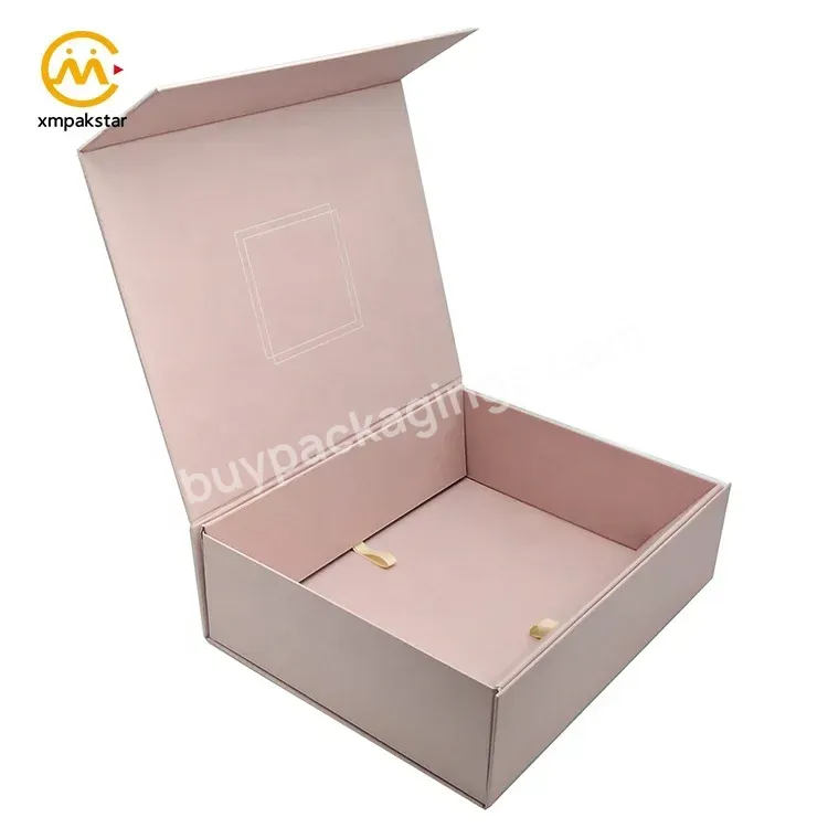 Customize Elegant Logo Wedding Bridesmaid Shoes Formal Dress Underwear Clothing Garment Gift Box For Clothing