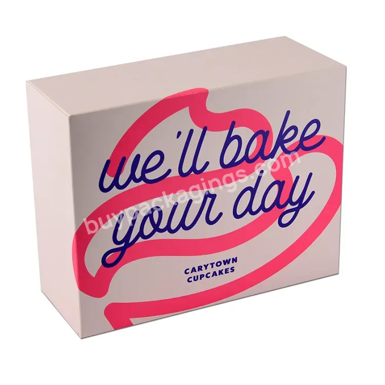 Customize Gift Kraft Paper Packaging 12 Cupcake Boxes