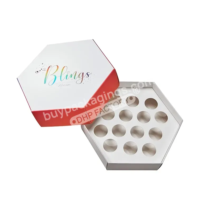 Customize Logo Offest Printing Paper Unique Hexagonal Cosmetic Product Shipping Mailer Nail Polish Oil Bottle Packaging Box - Buy Oil Bottle Packaging Box,Paper Box Printing,Offset Printing Box.