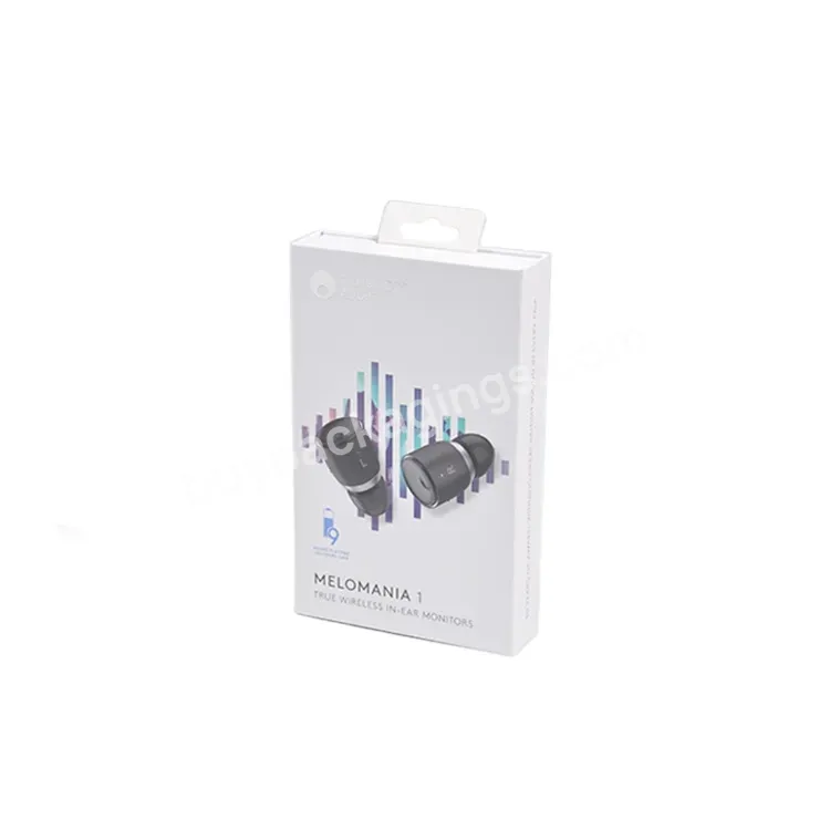 Customize Printed Matte Wireless Earphone Packaging Phone Accessories Packing Paper Boxes Magnetic Closure