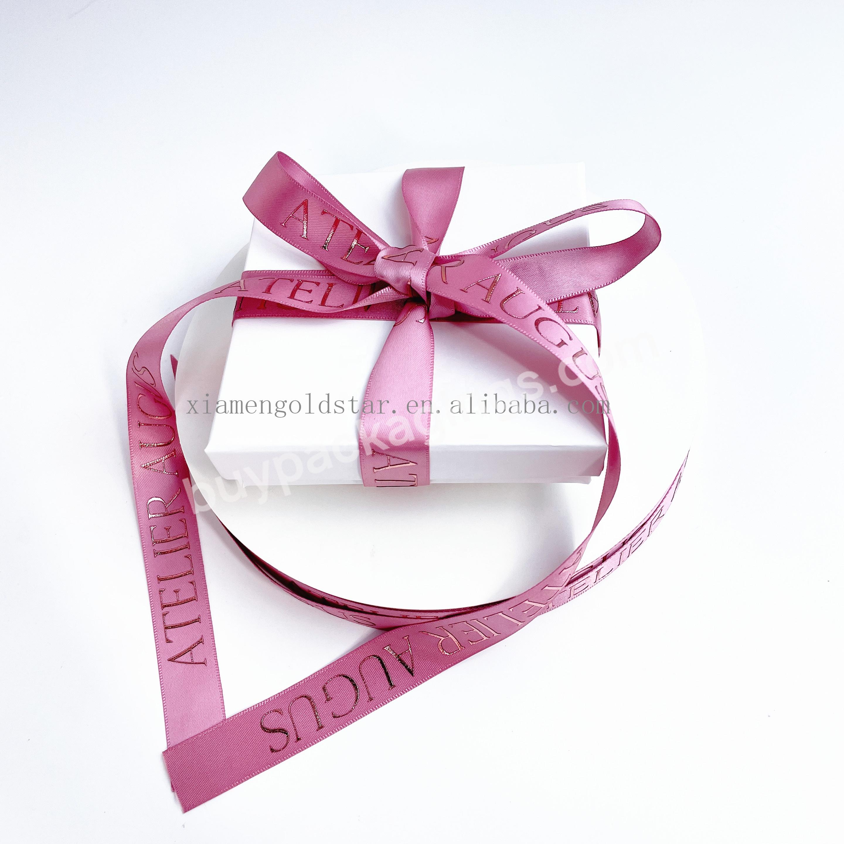 Customized 25mm Pink Polyester Decorative Satin Gift Ribbon Double Faced Smooth Satin Ribbon - Buy Satin Ribbon,25mm Pink Polyester Decorative Satin Gift Ribbon,Double Faced Smooth Satin Ribbon.