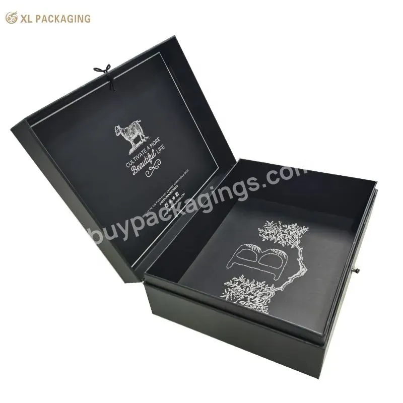 Customized Black Suitcase Shape Elastic Band Closure Cosmetic Box Beauty Packaging Rigid Paper Box With Custom Logo