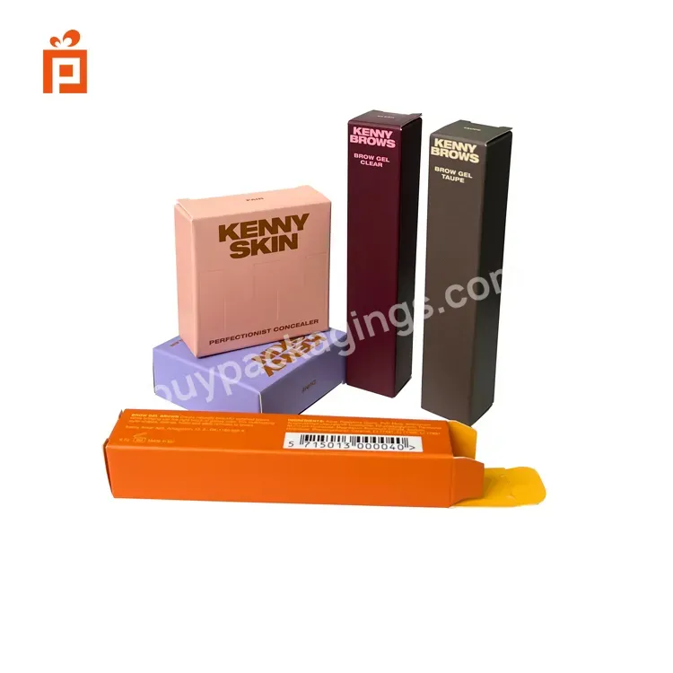 Customized Cosmetic Paper Card Box Package For Makeup Tools