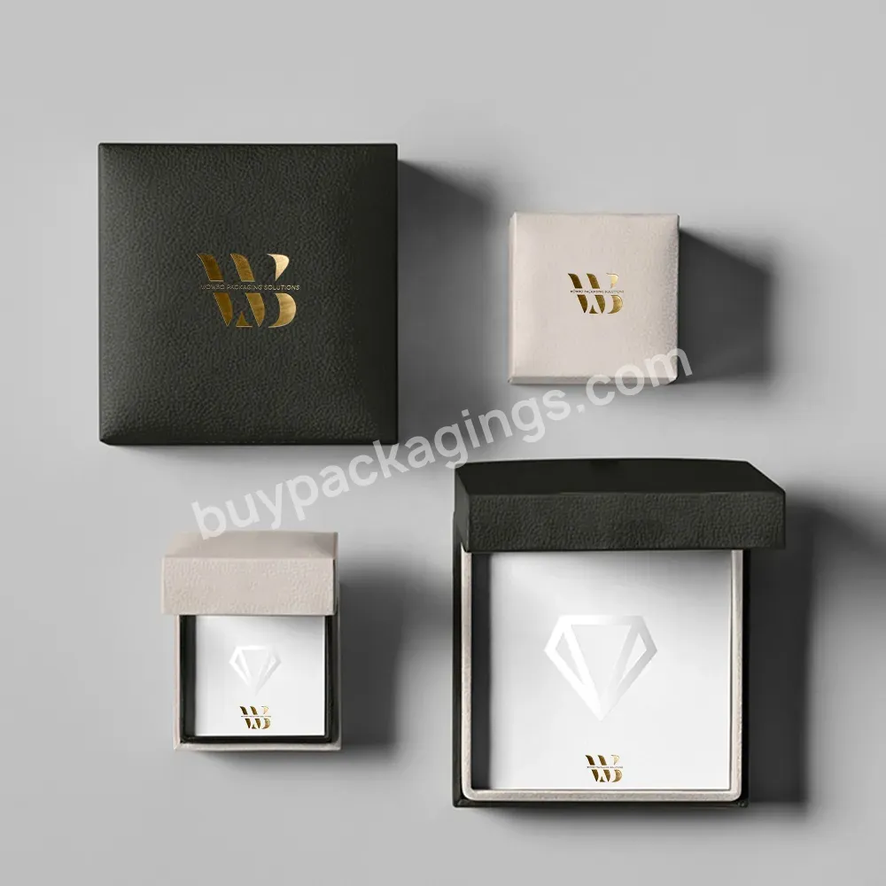 Customized Design High Quality Grey Board Magnetic Gift Box With Lid For Bracelet Packaging With Your Logo Printed